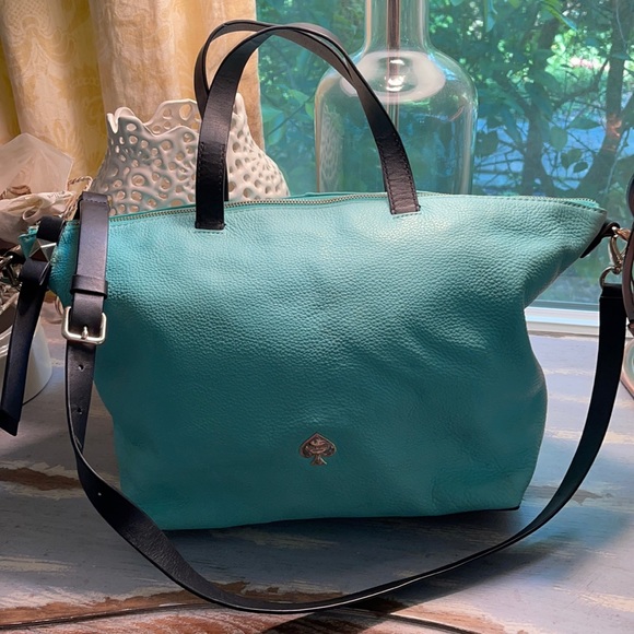 kate spade Handbags - Kate Spade Leroy Street Linsley Tote Aqua Blue